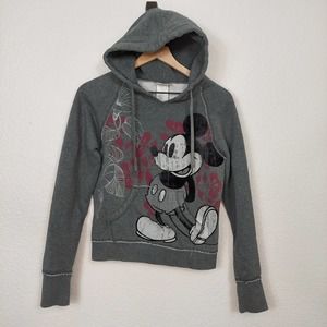 Disney Parks Mickey Mouse Pullover Hoodie Women's Small Girl's XL Pre-Owned